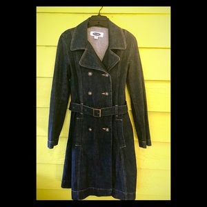 Old Navy Denim Trench Coat